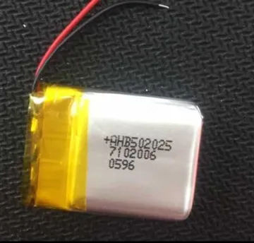 3.7v 200mAh Lipo Battery For Dash Cam (LP2X2T5)