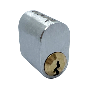 Euro owalne pojedyncze mosiężne drzwi 7Pin Cylinders
