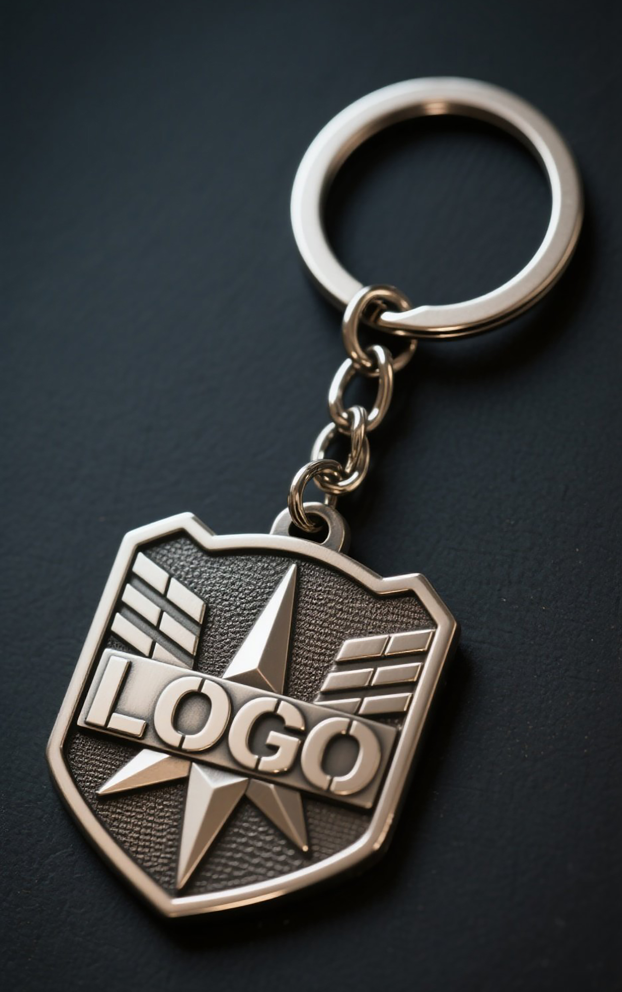 Custom Metal Keychain with Personalized Design