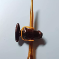 Amber Glass Burette med Glass Stopcock Class A