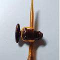 Amber Glass Burette com Glass Stopcock Classe A