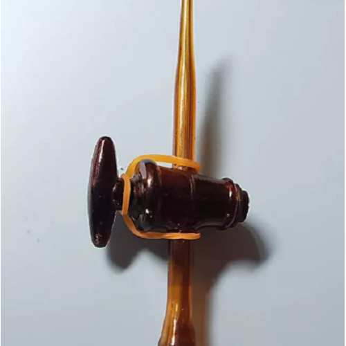 Amber Glass Burette com Glass Stopcock Classe A