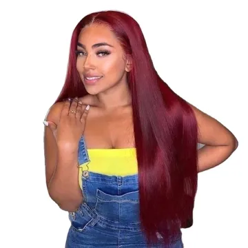 Cheap natural transparent Lace Front wig Long straight synthetic fiber Wig hd Lace Front Synthetic hair Wigs for black Women