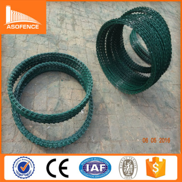 china bst selling razor barbed wire/coil standard razor fence/diamond razor wire mesh fence