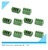 Common ued 4 Pin 5mm Pitch Male PCB Mount Screw Type Terminal Block Green color 300V 10A