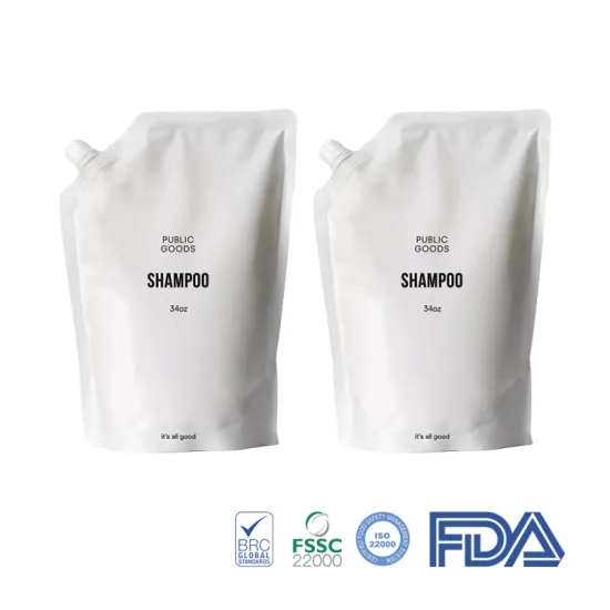 Laminated Plastic Leak-proof Liquid Packaging With Spout