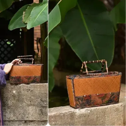 Xiangyunsha Timeless Elegance Bamboo Bag