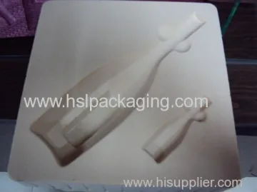 Plastic Flocking Blister Packaging Tray For Cellphone 
