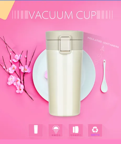 water bottle stainless steel flip vacuum cup
