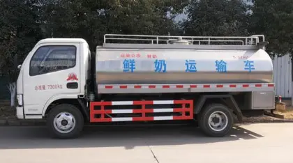 Milk Storage Tank Truck Milk Transporting Truck