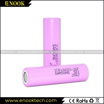 Lowest Price of Samsung 26F 2600mAh Cell