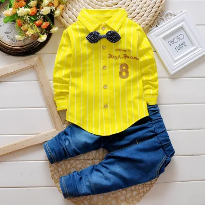 2023 New Baby Boy Shirt and Pants Sets for Kids - Factory Direct Children Clothing Boys Spring Autumn