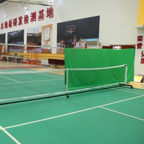 Premium Pickleball Post and Net Set with Wheels