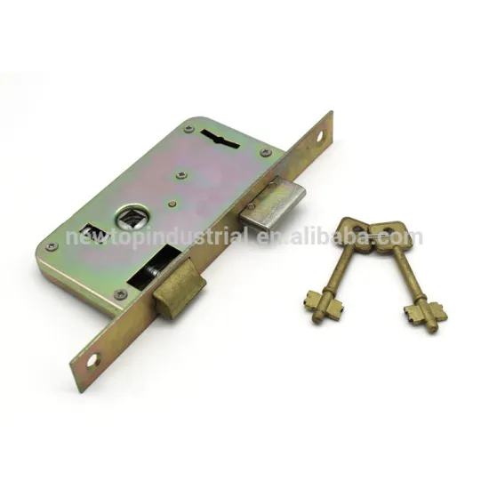 Lever door lock body with key hole for south America market