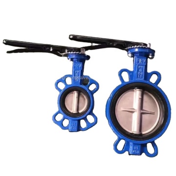 Manual Double Flanged Butterfly Valve