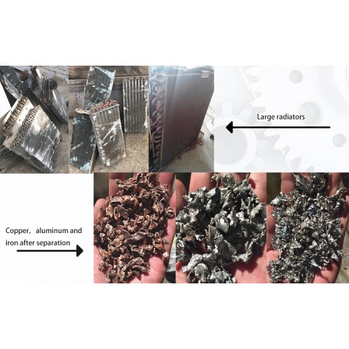 Ac銅アルミニウムラジエーターリサイクル機械