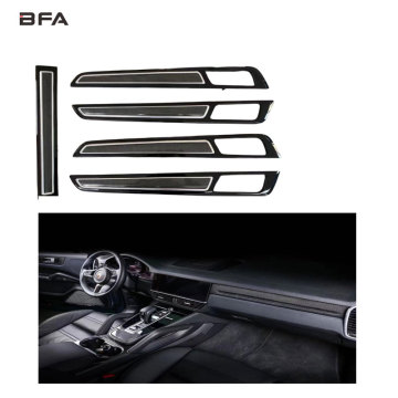 Carbon Fiber Interior Kit Panel Trim for Porsche Cayenne 9Y0 Upgrade