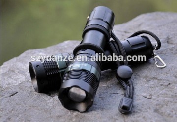 Rechargeable zoomable camping LED Outdoor Flashlight