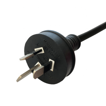 SAA Approved 220V 3 Pin Flat Australian Electrical Plug with Power Cord