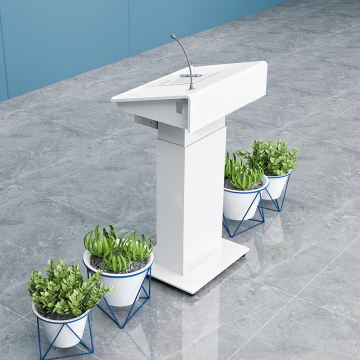 Height Adjustable Electric Mobile Podium for Office