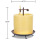 144-Hour Yellow Pure Beeswax Candles with Cotton Wick