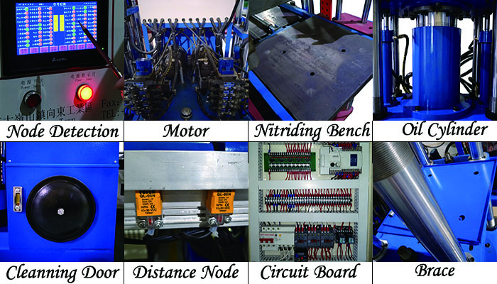 I-100 Ton Hydraulic Cindezela Umshini weRubber Vulcanization