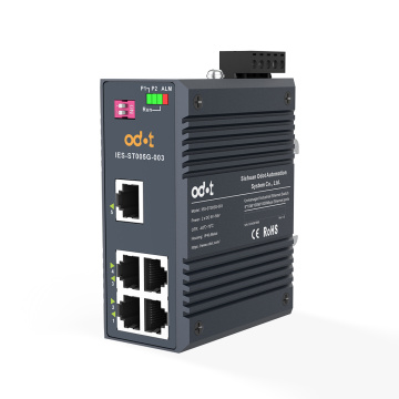 ODOT IES-ST005G-003 5-Port Gigabit Unmanaged Layer 2 Industrial Ethernet Switch