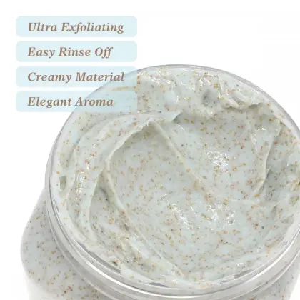 OEM/ODM korea beauty collagen body exfoliating scrub