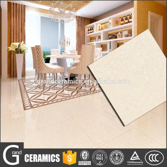China foshan factory Cheap Crystal Double Loading Floor Pink Porcelain Tile