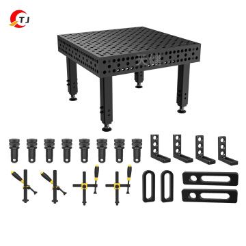 High Performance 3D Welding Table with Adjustable Clamps and Modular Fixtures