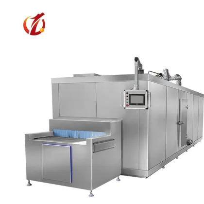 Tunnel Quick Freezing Machine for Frozen French Fries and Dumplings Production Line