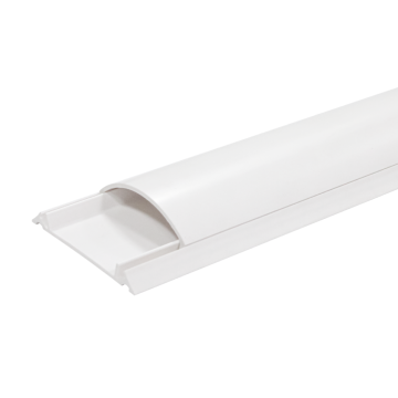 50*15mm PVC μισό στρογγυλό κανάλι καλωδίου