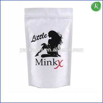 Made in China colored zip lock packaging stand up bags