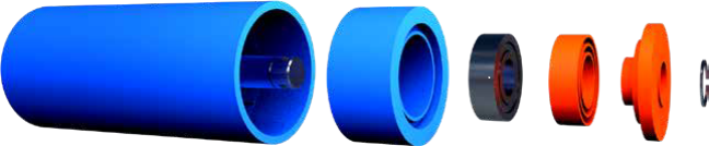 UHMWPE ROLLER STRUCTURE