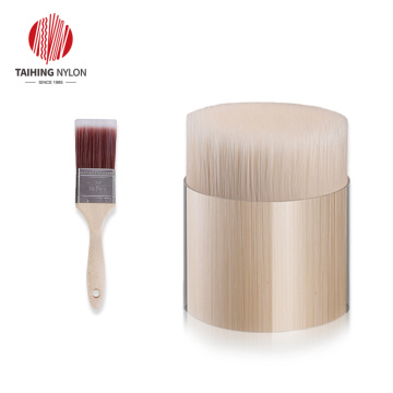 PET tapered filament flat paintbrush fiber