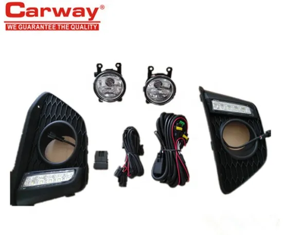 Factory Price LED DRL Fog Lights for Honda Fit/Jazz 2014-2017