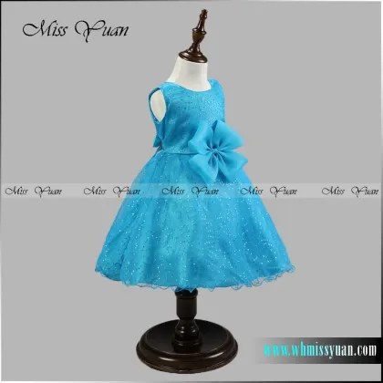 Small MOQ girls bowknot sequin girl princess tutu skirt