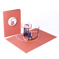 Juego de baloncesto 3D Tarjetas de felicitación