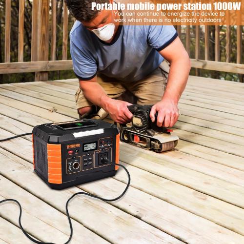 Factory supply 1000W Outdoor Mobile Power Station