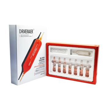 Orangefarbenes Vitamin -C -Serum - Aufheller und Anti -Aging -Feuchtigkeitscreme für Gesicht