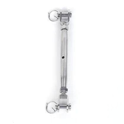 European style closed turnbuckle screw fork fastener