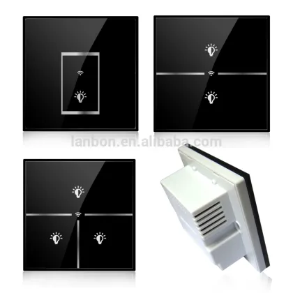 Touch screen WIFI light wall switches for smart home beyond Zigbee Zwave