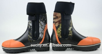 woman fashion waterproof rubber neopren boots