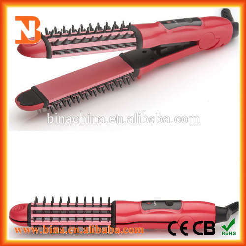 Best price ceramic hair straightener and hair curler in one