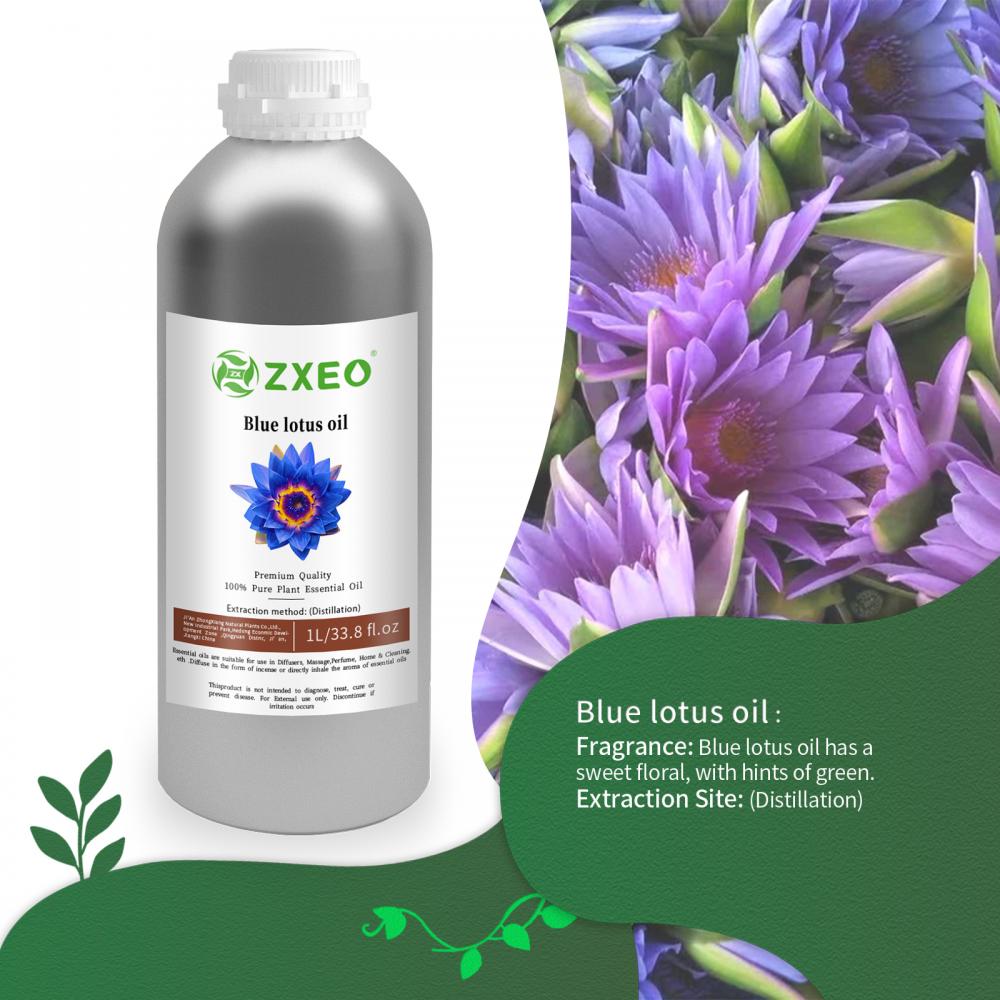 Aceite esencial de loto azul natural para el cuidado del cabello y el cuidado de la piel