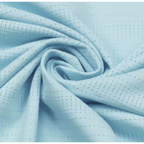 Tela de malla de seda de hielo para camiseta de yoga