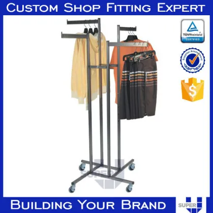 exhibition rack accessories display stands garment rack with hooks