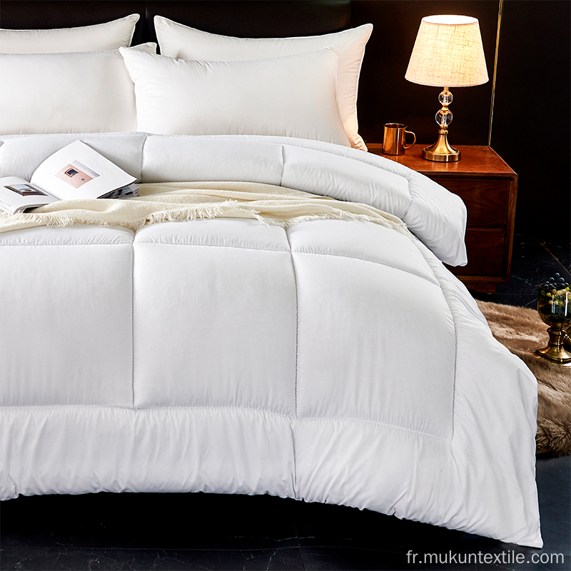 Ensemble de couette d&#39;hôtel Down Alternative Quilted Comforter en gros