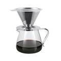 V60 304 فلتر القهوة الفولاذ المقاوم للصدأ