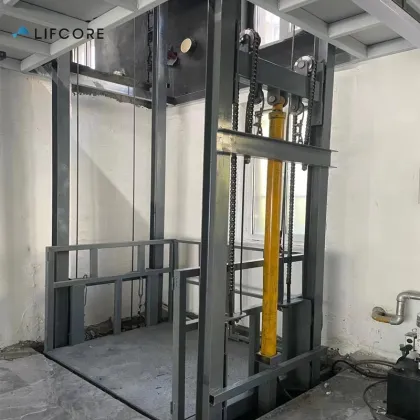 Portable Warehouse Scissor Lift: Vertical Cargo Lift & Mobile Elevating Work Platform